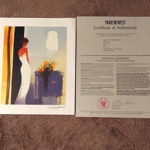 Elegant Abstract Wall Art with Certificate